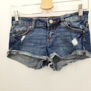 GRG DNM Montreal distressed cutoff jean shorts 1